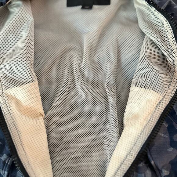 RAW G-Star Men's Rackam DC Deconstructed Bomber Jacket Blue Camo, size M - Picture 10 of 11